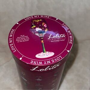 Lolita love my wine glass birthday cake 🎂 15oz. Never used.